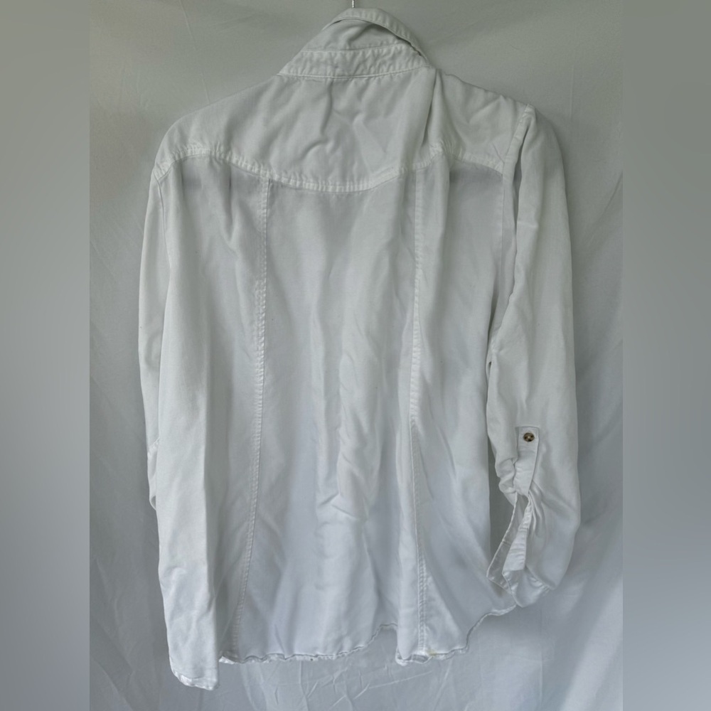 Westbound Woman White Button Down Shirt Size 3X - Picture 4 of 6